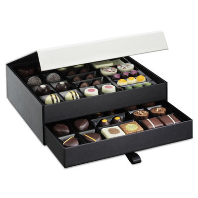 kopen 350g Art Paper Hard Cardboard Gift-de Truffel die van de Dozenchocolade UVvlek verpakken online manufacture