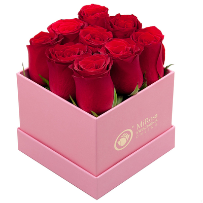 128g Vierkante het Kartondozen van de bloemgift met Deksels CMYK