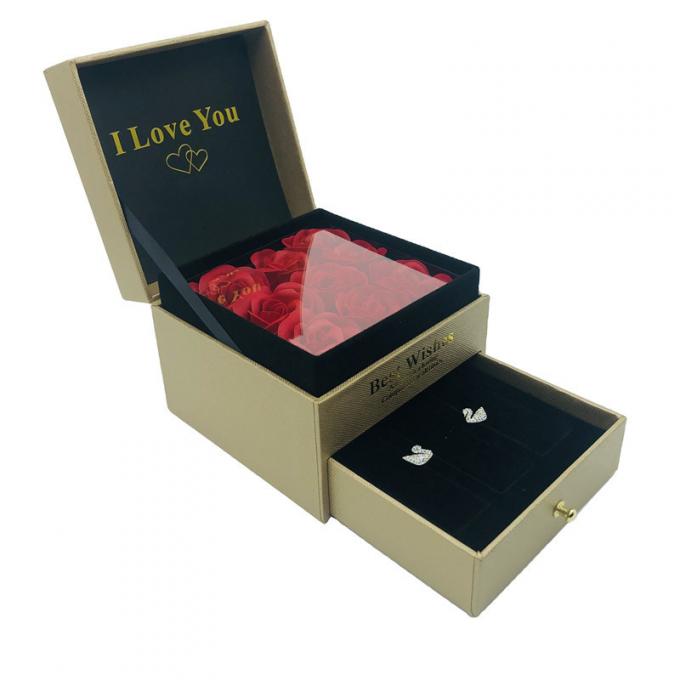 Van de Bloemdozen van het ladekarton van de de Compensatiedruk van de de Luxebloem de Giftdoos 1