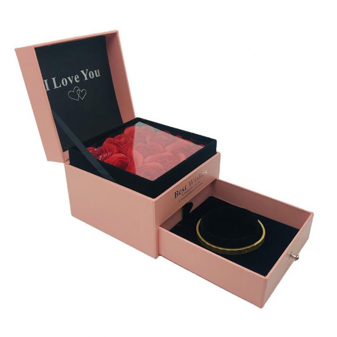 Van de Bloemdozen van het ladekarton van de de Compensatiedruk van de de Luxebloem de Giftdoos 0