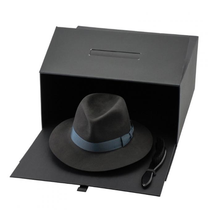 Van de Giftdozen van het Grosgrainhandvat Harde SGS ROHS Flip Top Gift Box 1