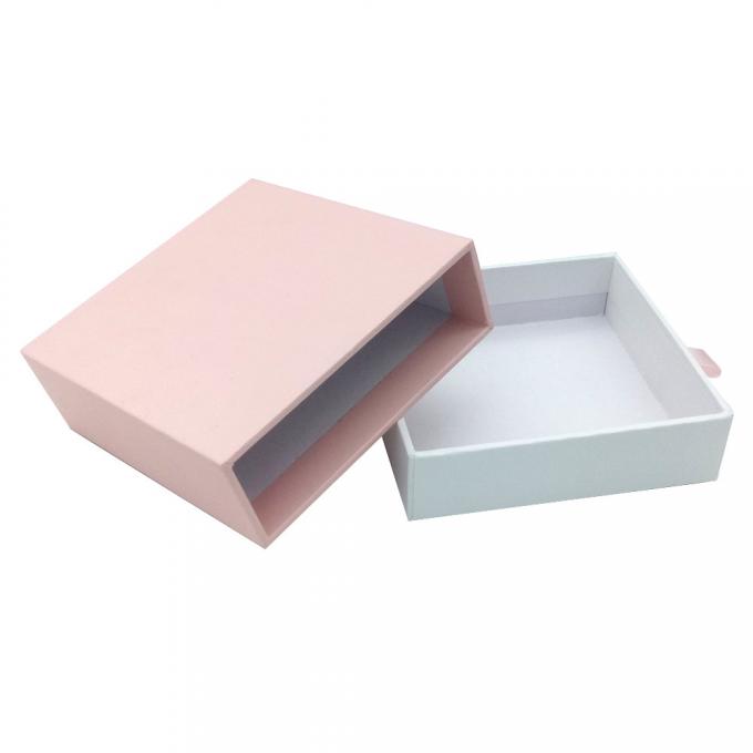 Het in reliëf maken compenseren de Harde Giftdozen CMYK 4C Roze Magnetische Doos 0