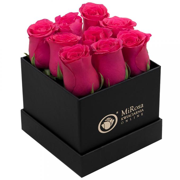 128g Vierkante het Kartondozen van de bloemgift met Deksels CMYK 1
