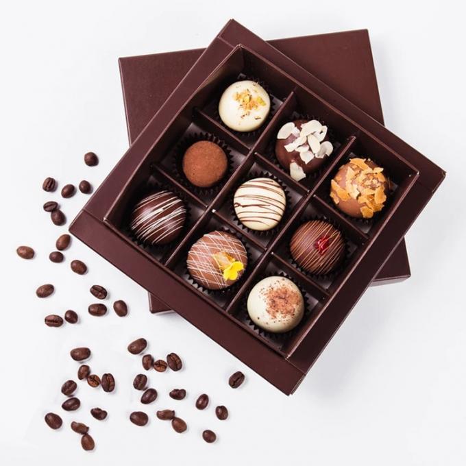 4C de Doos die van de chocoladegift Vriendschappelijke het Kartondozen 128gsm verpakken van Eco 0