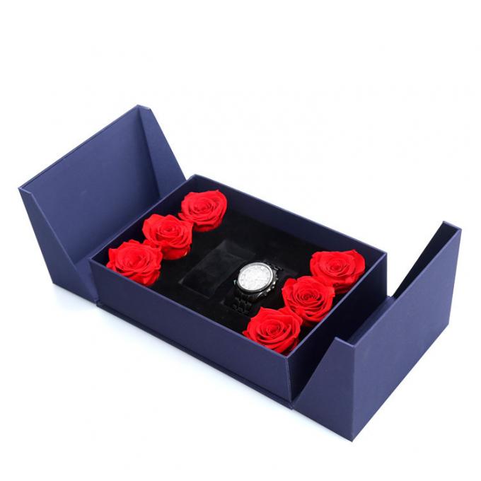 ODM Logo Magnetic Packaging Cardboard Watch Doos Metaallaminering 0